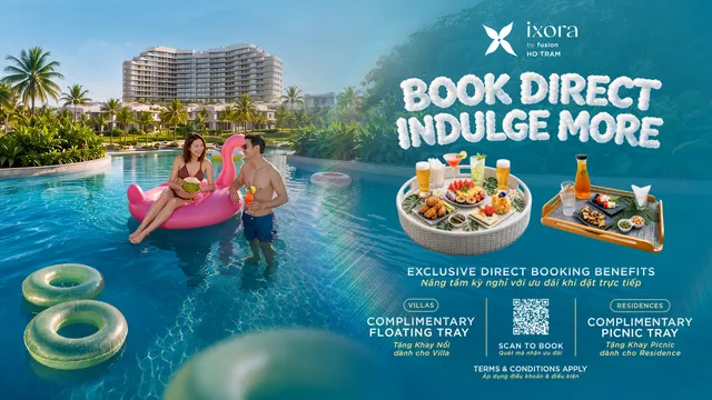 BOOK DIRECT. INDULGE MORE.